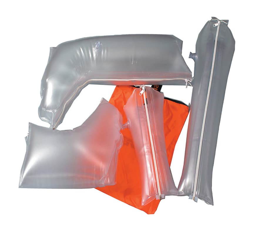 ATTELLES GONFLABLES EN PVC TRANSPARENT JEU DE 4