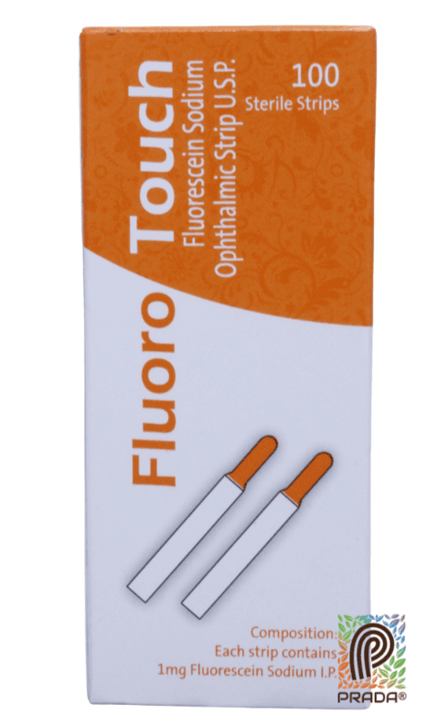 FLUORESCEIN SODIUM STRIPS bandelettes ophtalmiques