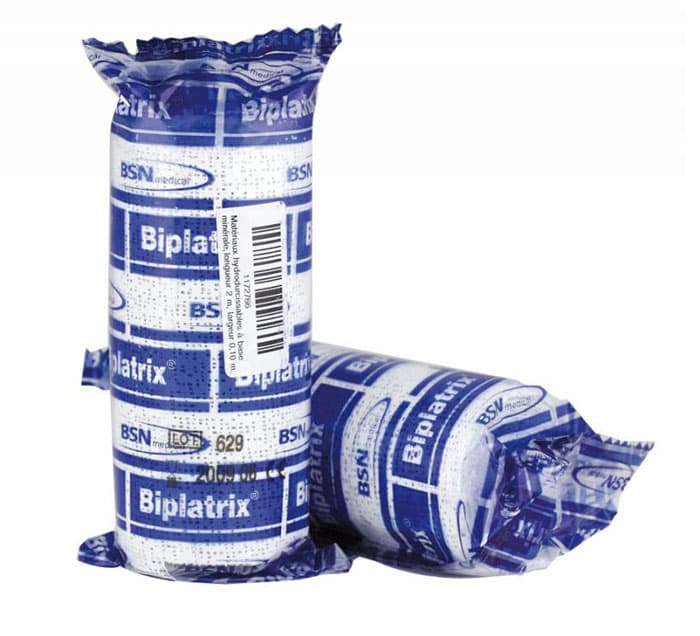 Bande de plâtre SAFIX équivalent BIPLATRIX 2 Pièces — vue 1
