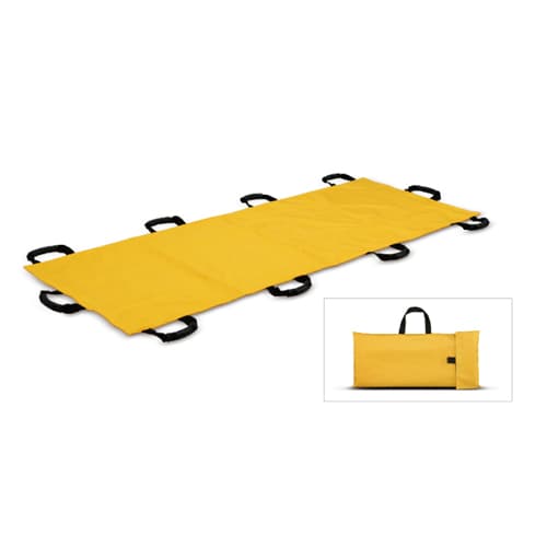 BRANCARD D’URGENCE VINYLE – TYPE SAVANE A 10 POIGNEES — vue 1