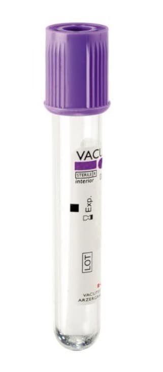 Tube de prélèvement sanguin K3-EDTA 4 ml – Vacutest Violet