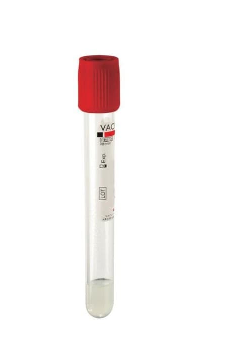 Tube sec 4 mL Vacutest – pour sérologie