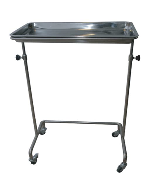 TABLE PONT EN INOX ROULANTE — vue 1