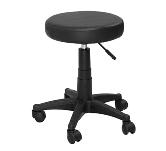 TABOURET ROND ROULANT PIETEMENT PLASTIQUE — vue 1