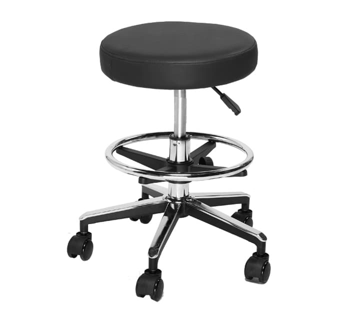 TABOURET ROND ROULANT AVEC CERCEAU — vue 1