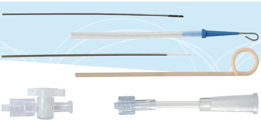 KIT DE  NEPHROSTOMIE 2  ETAPES  SUPERGLIDE — vue 1