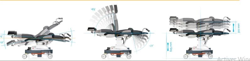 Table d’opération ORL 500 XLE  ophtalmique électrique — vue 4