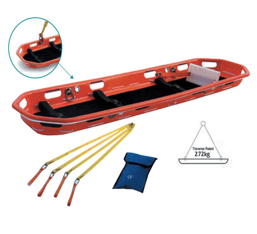 BRANCARD SECOURISME EN PVC HELICO BASKET — vue 1