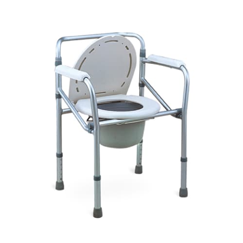 CHAISE CHROMEE FIXE AVEC BASSIN
