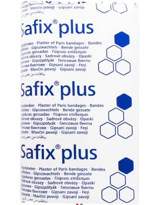 Bande de plâtre SAFIX équivalent BIPLATRIX 2 Pièces
