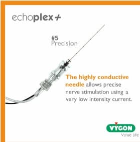 Aiguille et cathéter de neurostimulation Echoplex+