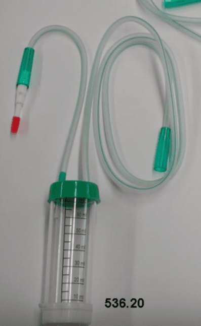 Aspirateur de mucosités adaptable aux fibroscopes