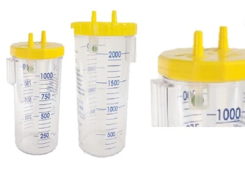 BOCAL D’ASPIRATION 2L AVEC COUVERCLE POUR ASPIRATEUR MULLER