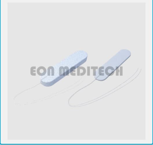 Chaîne de compresse nasale osseuse,Nasal Pack with String (8.0×1.5×2.0)cm