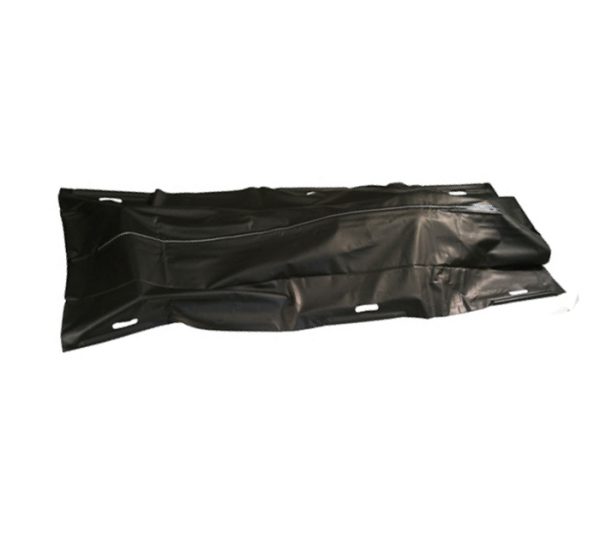 SAC MORTUAIRE NOIR AVEC ZIP EN PVC