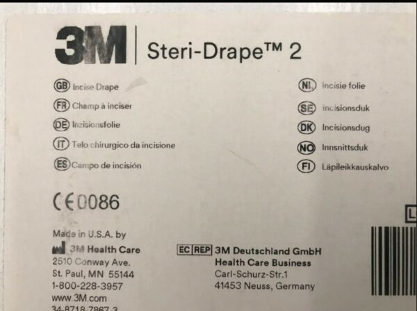 STERI-DRAPE  3M CHAMP A INCISER  BOITE DE 10