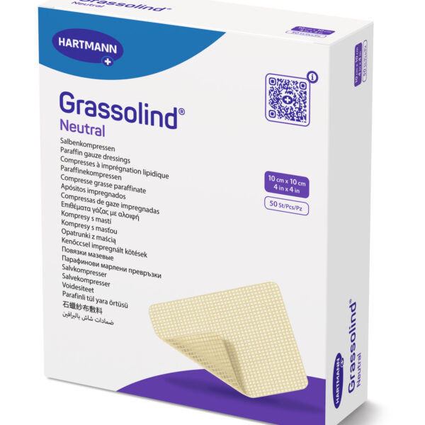 TULLE GRAS  Neutral 10×10 cm GRASSOLIND