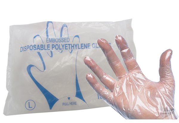 GANT 5 DOIGTS EN PLASTIQUE LARGE - medchariot