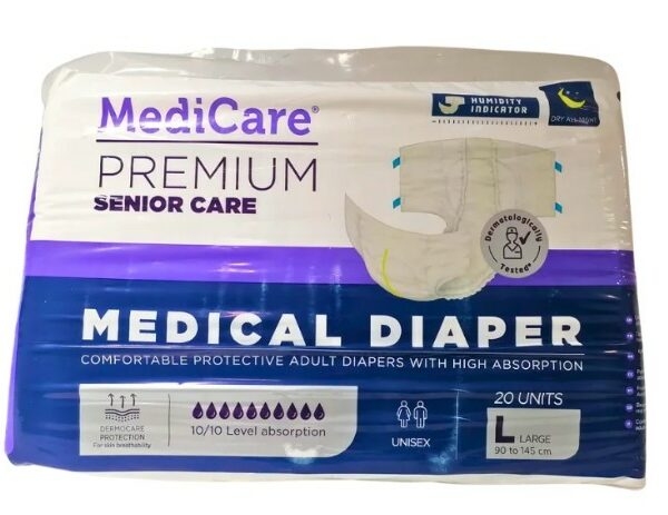 Medicare Couche Adulte Siaper night L 20 unités