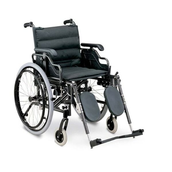 Fauteuil aluminium Confort avec repose jambes