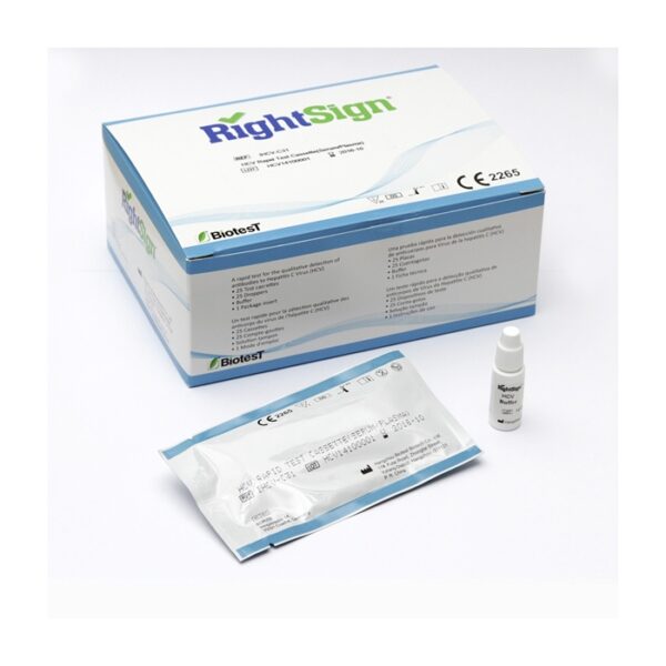HCV RAPID TEST CASSETTE (SERUM/PLASMA) 25 TESTS