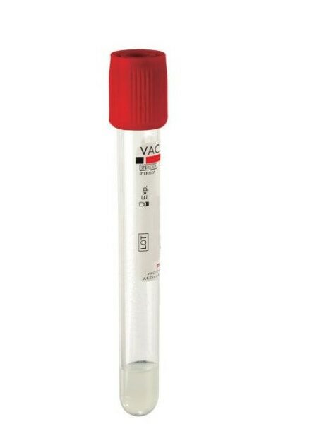 Tube sec 4 mL Vacutest – pour sérologie