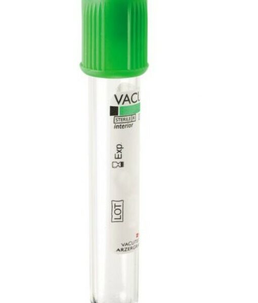 Tube sous vide héparine lithium 4 mL – Vacutest