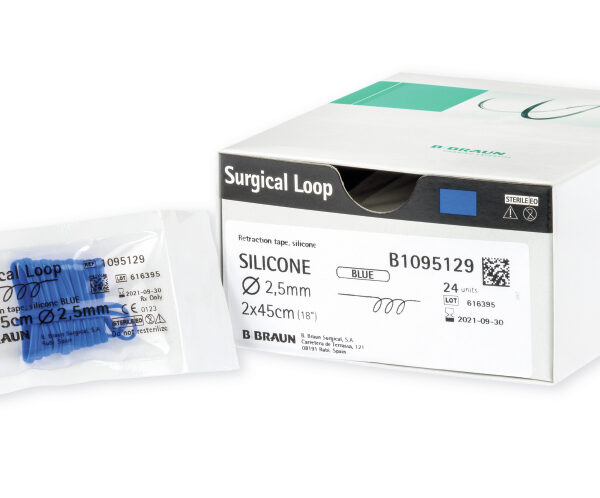 Surgical Loop Silicone White 2.5 mm 2×45 cm – B. Braun