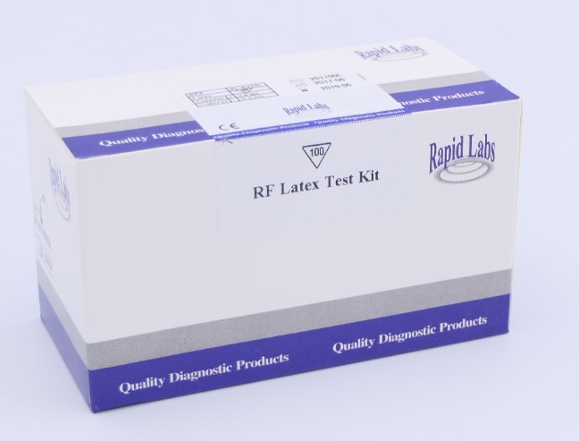 RA (RF) LATEX 100 TEST KIT RAPID LABS