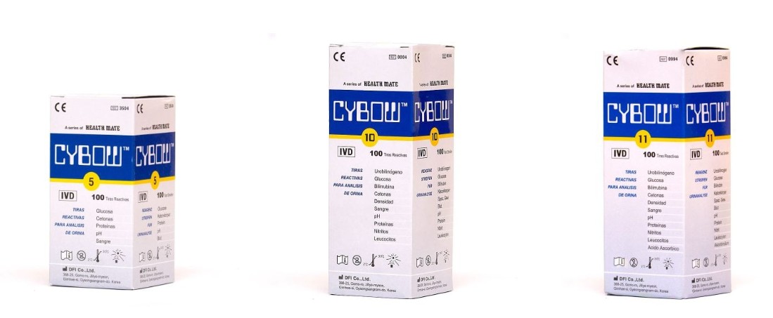 Bandelettes urinaires 5/10/11 paramètres – CYBOW