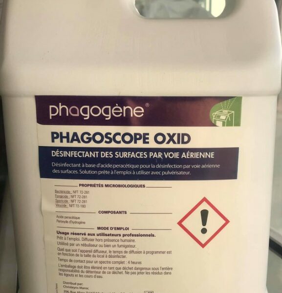PHAGOSCOPE OXID – Désinfectant des surfaces par voie aérienne PARAGERM