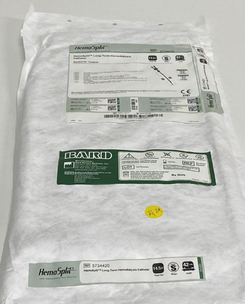 CATHETER TUNNELISE HEMOSPLIT 23/19CM BARD
